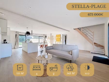 vente maison 5 pièces 135 m² cucq (62780)