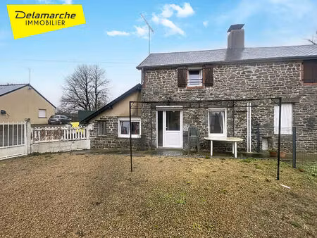 10 min granville (50400) maison 3 pièces avec terrain à vendre à folligny (50320)