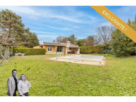 maison de plain-pied avec piscine - bien rare sur pelissanne