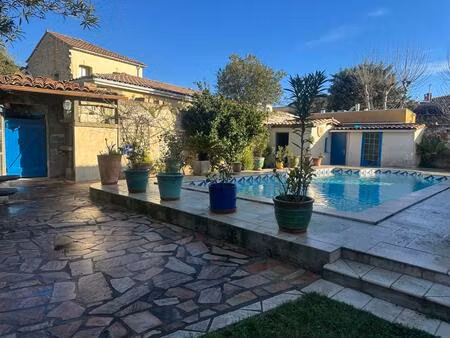 villa familiale de 150m2 sur plus de 700m2 de terrain en plein coeur de mauguio