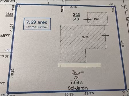 terrain quartier sud