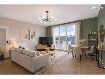 t3 meublé rénové – 65 m² – secteur rochelle – proche gare