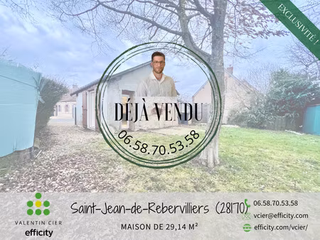 maison 1 pièce - 29 m²