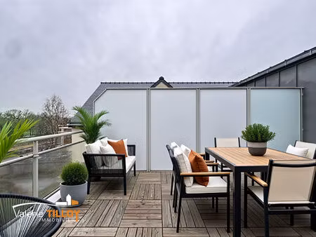 appartement de 75m² en dernier étage avec terrasses