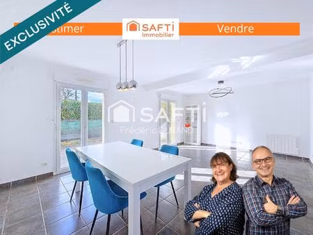 maison 4 ch. avec jardin proche tram et écoles