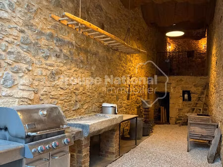 mas de village avec appartement  piscine et dépendances