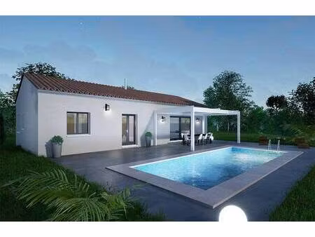 terrain avec maison neuve à vendre