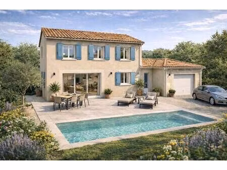 terrain avec maison neuve à vendre