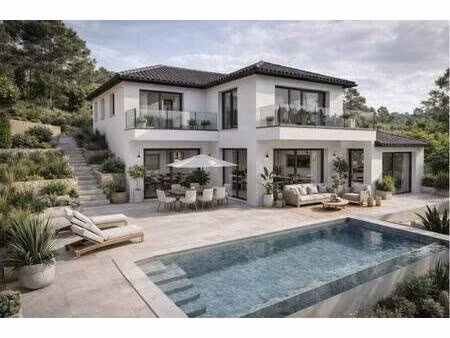 terrain avec maison neuve à vendre