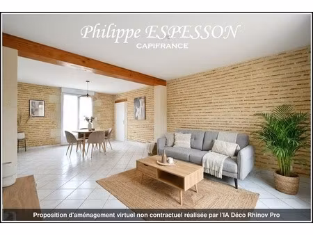 maison à vendre 5 pièces + appartement t2 à marmande (47)