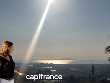 maison à vendre 8 pièces hyeres (83)- vue mer panoramique exceptionnel - double garage - a