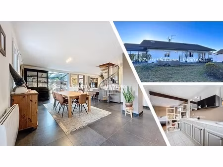 maison contemporaine à vendre 7 pièces viry (74) secteur résidentiel paisible - 167 m² hab