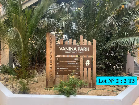 lot n°2 de 2 appartements t3 duplex dans un immeuble à corte