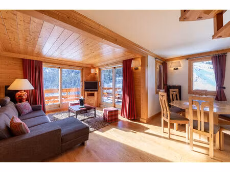 mottaret. duplex 4 chambres. vue exceptionnelle!