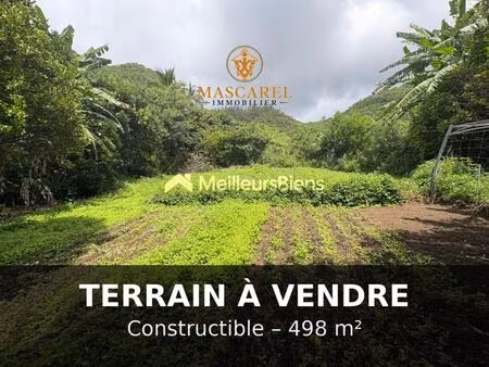 beau terrain plat constructible