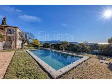 nice – gairaut : magnifique bastide avec vue mer panoramique et piscine