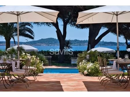 hôtel à vendre vue mer et saint-tropez à 100m de la plage
