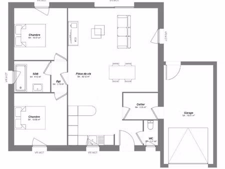 vente maison neuve 4 pièces 70 m² à nouzilly (37380)  228 900 €