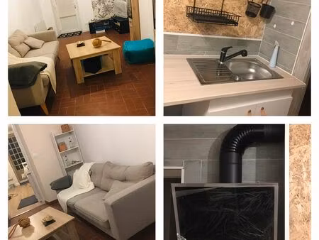 maison à louer meublée 65 m2  cour