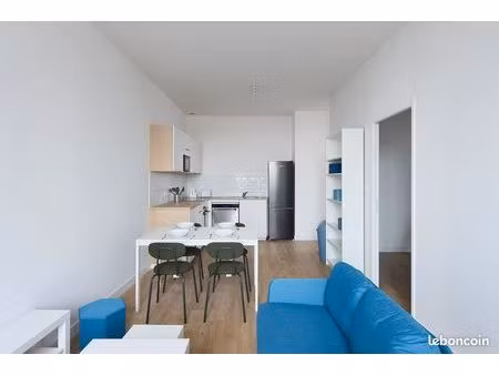 t3 meublé de 56 40 m² – lumineux et bien agencé