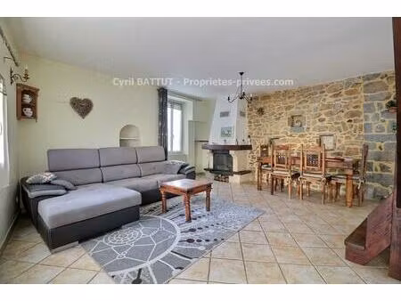maison de village rénovée avec terrain constructible - lédignan