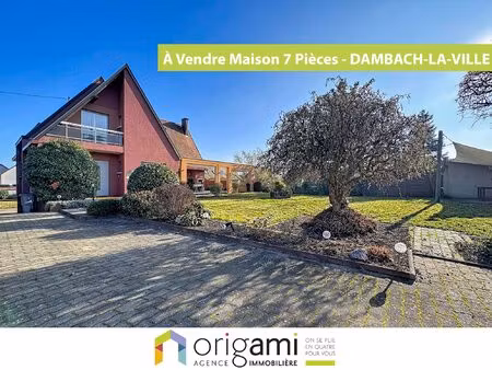 achat maison 7 pièces 174m² dambach la ville 67650