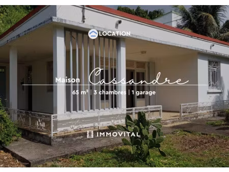 location maison 4 pièces 65m² gourbeyre 97113