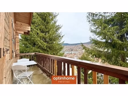 chalet meublé à gérardmer – ensemble immobilier avec dépendance spa – vue lac et montagnes