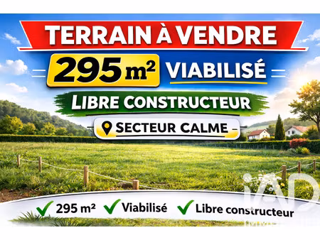 vente terrain 295 m² talence (33400)
