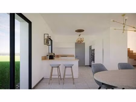 terrain avec maison neuve à vendre