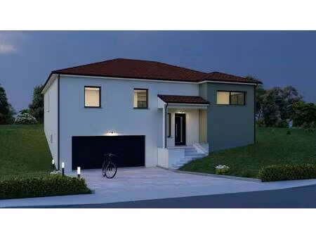 terrain avec maison neuve à vendre