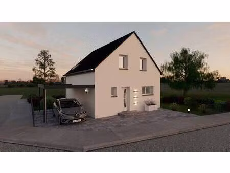 terrain avec maison neuve à vendre