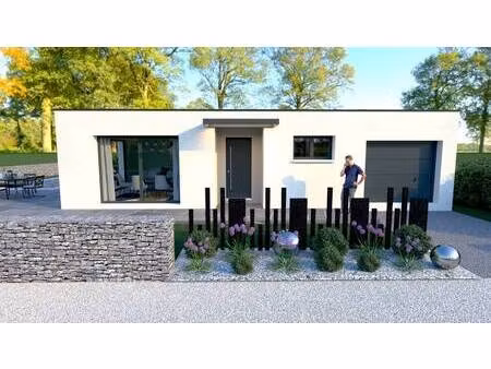 terrain avec maison neuve à vendre