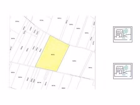 terrain agricole en vente publique de 76103 m² à momalle (vbd86678)