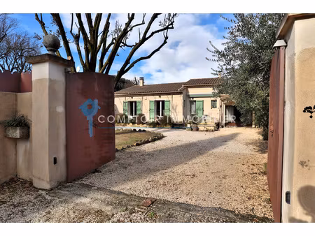 dept 84 - maubec - maison de plain-pied avec piscine