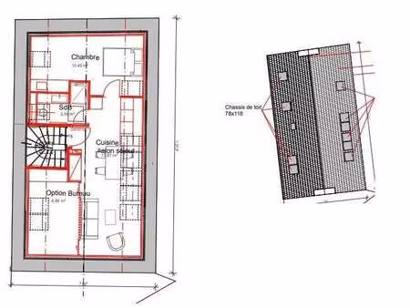 vente immeuble à saint-martin-des-champs (29600) : à vendre / 38m² saint-martin-des-champs
