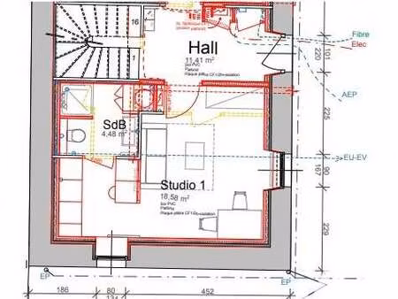 vente appartement t1 à saint-martin-des-champs (29600) : à vendre t1 / 23m² saint-martin-d