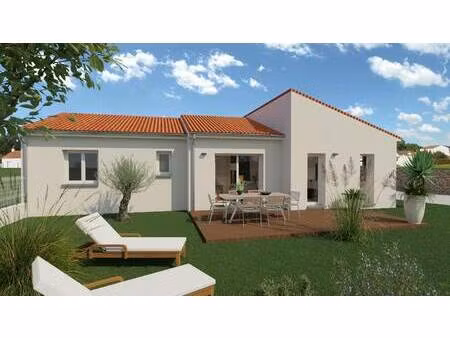 terrain avec maison neuve à vendre