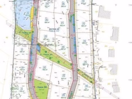 terrain constructible à vendre