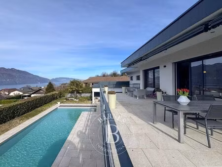 barnes aix-les-bains - tresserve - maison d’architecte 2015 - vue lac panoramique - appart