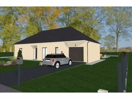 terrain avec maison neuve à vendre