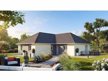 terrain avec maison neuve à vendre