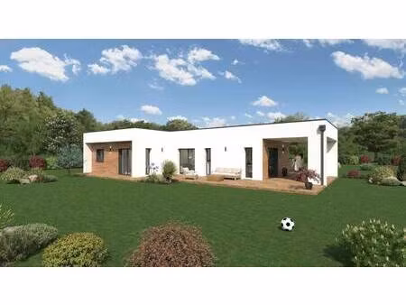 terrain avec maison neuve à vendre