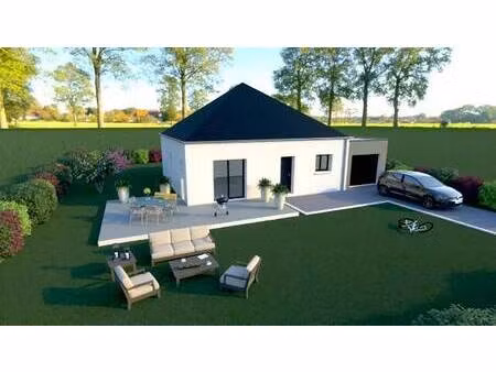 terrain avec maison neuve à vendre