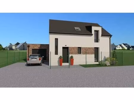 terrain avec maison neuve à vendre
