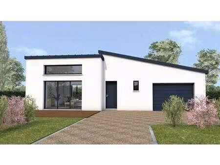 terrain avec maison neuve à vendre