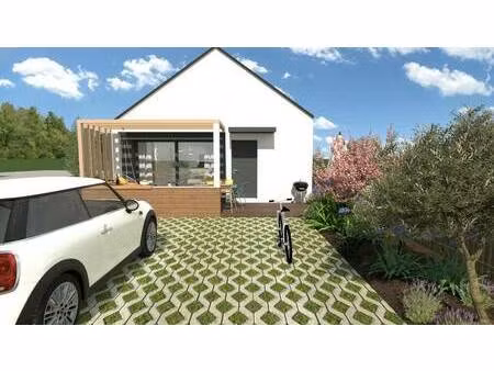 terrain avec maison neuve à vendre