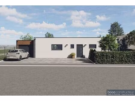 terrain avec maison neuve à vendre