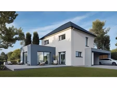 terrain avec maison neuve à vendre