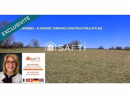 terrain constructible à vendre